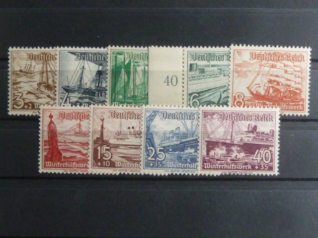 zn. Mi. č. 651 - 659 Lodě **