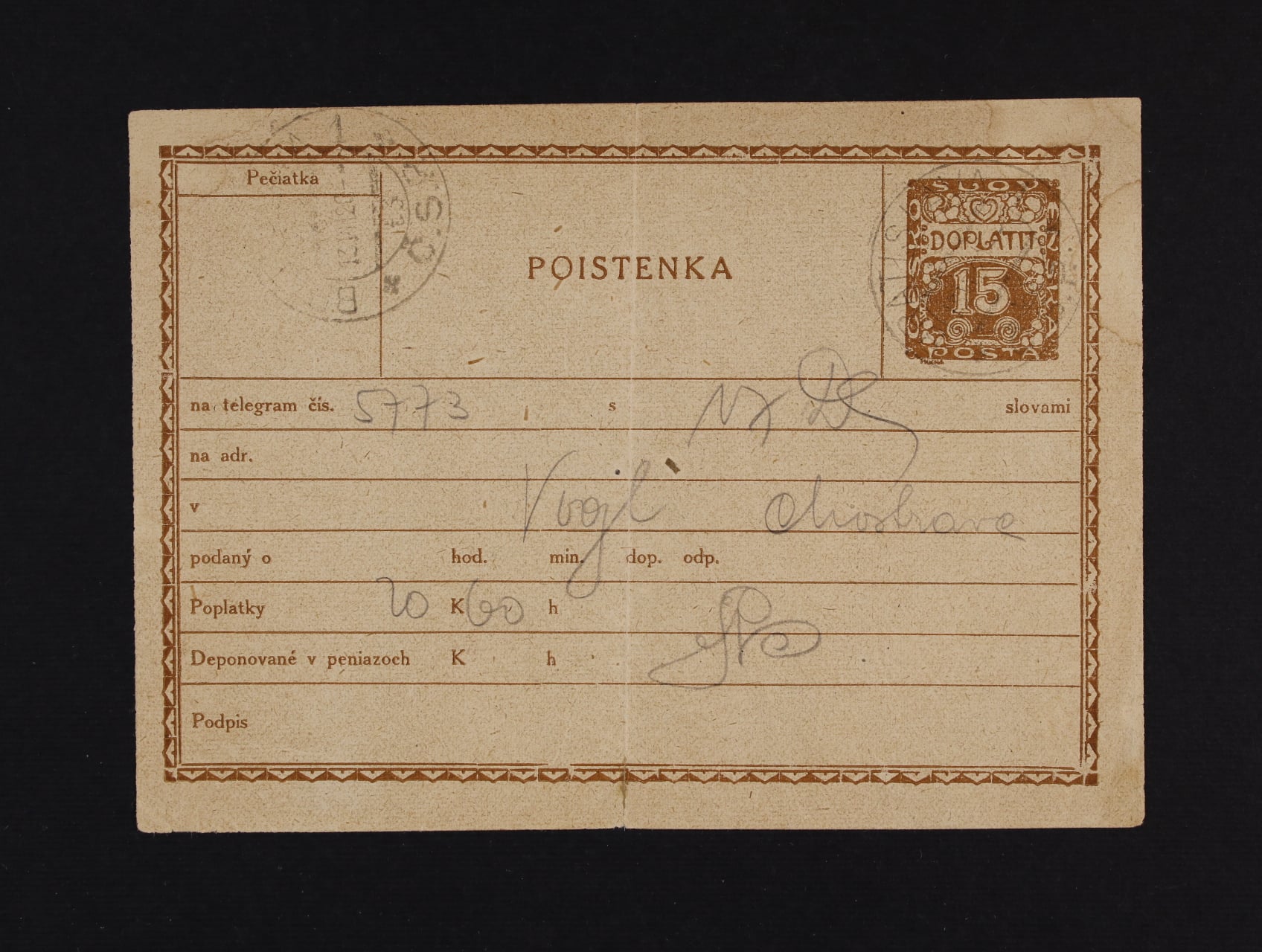 CPL c. 1 C nedofrank. s raz. BRATISLAVA 13.7.20