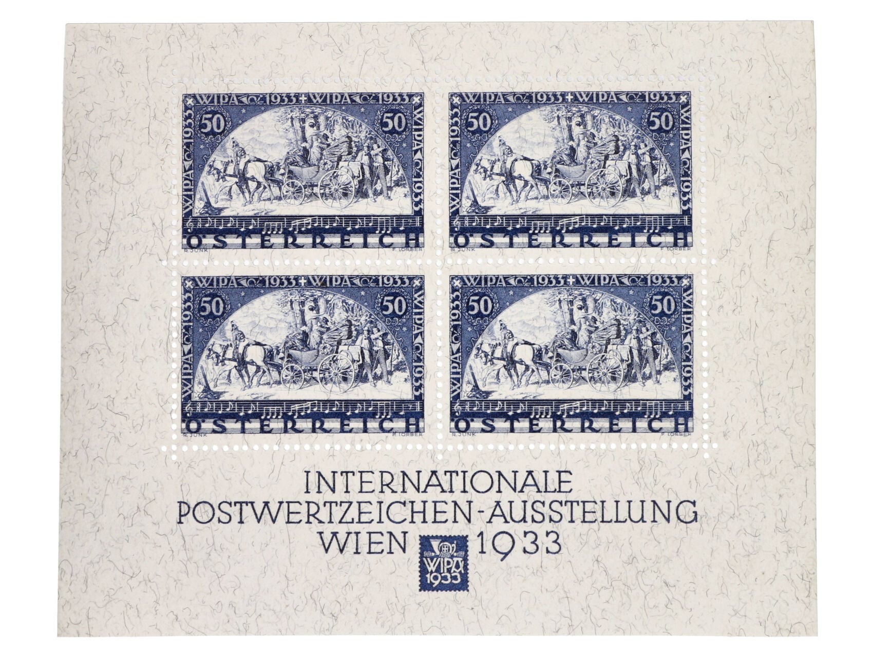Zn. Mi. č. 556/ Bl 1, Wipa 1933