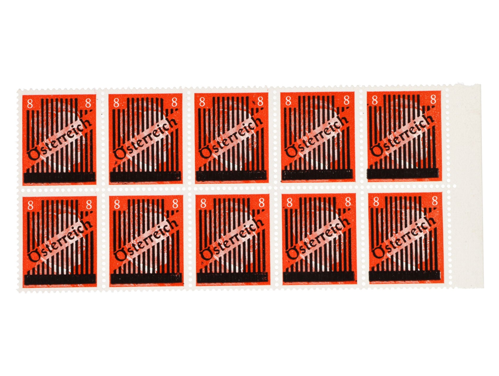 Zn. Mi. č. 670 10ti blok
