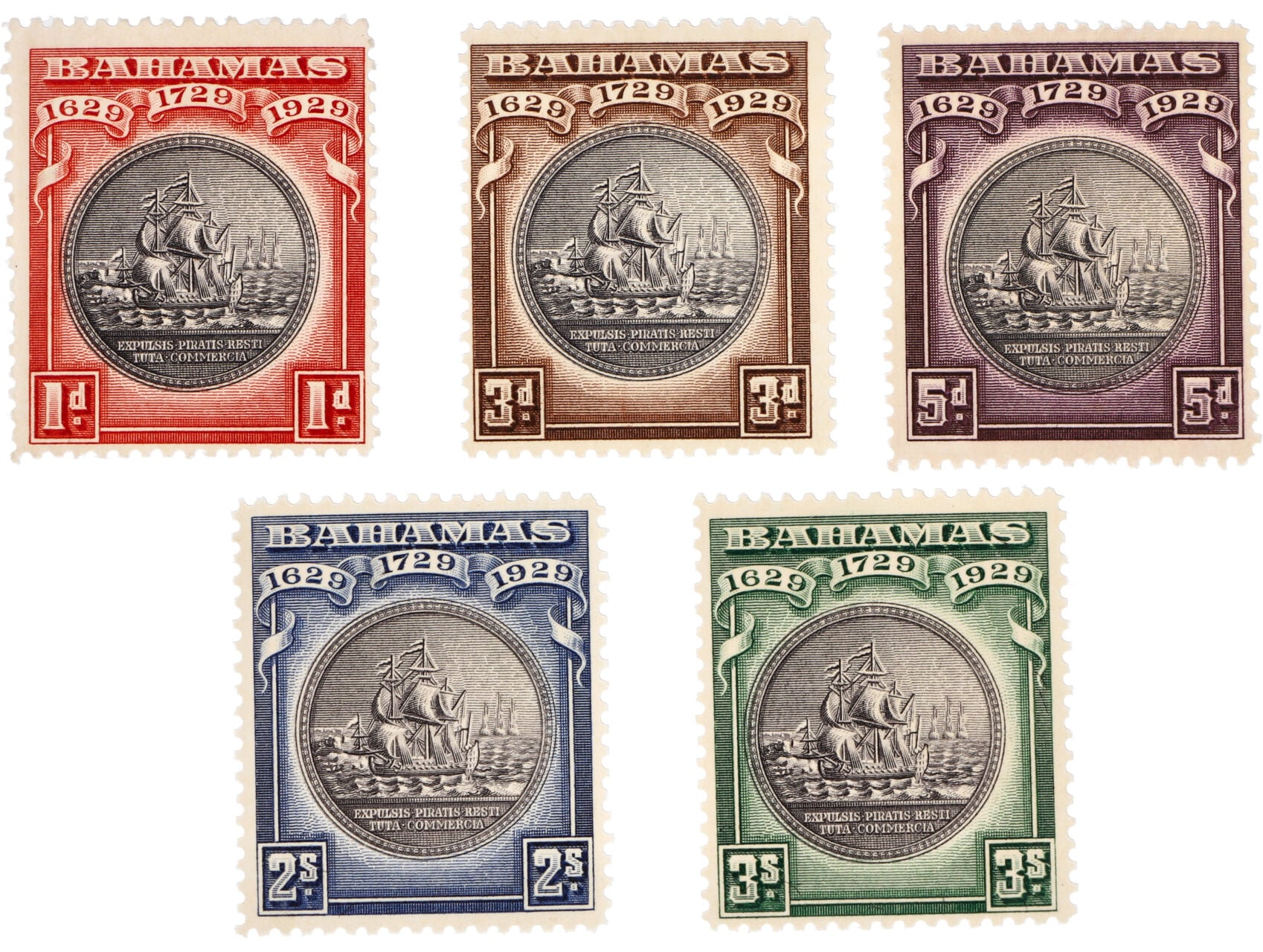 Bahamas - Zn. SG. č. 126 - 130