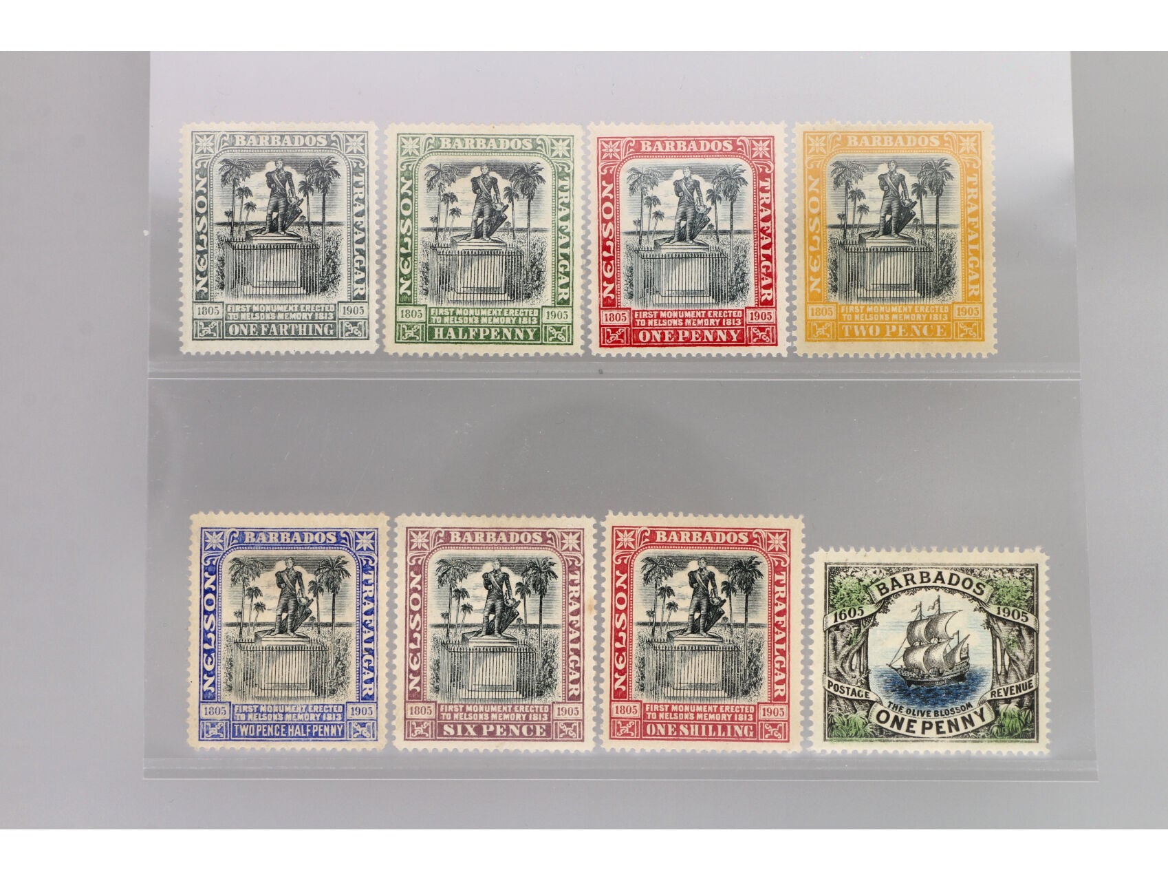 Barbados - Zn. SG. č. 145 - 151 + 152