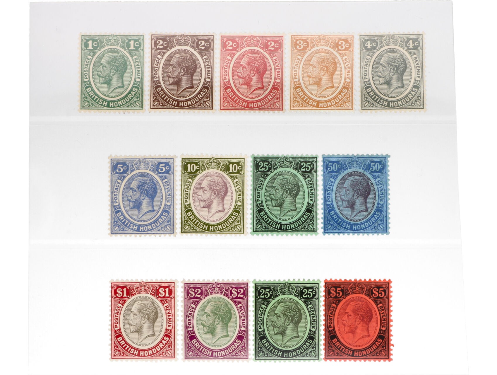 British Honduras - Zn. SG. č. 124 - 137