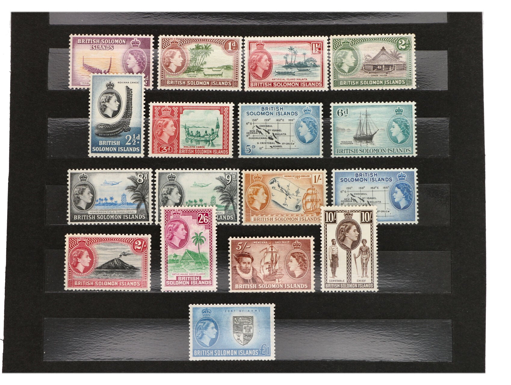 Brit. Solomon Islands - Zn. SG. č. 82 - 96