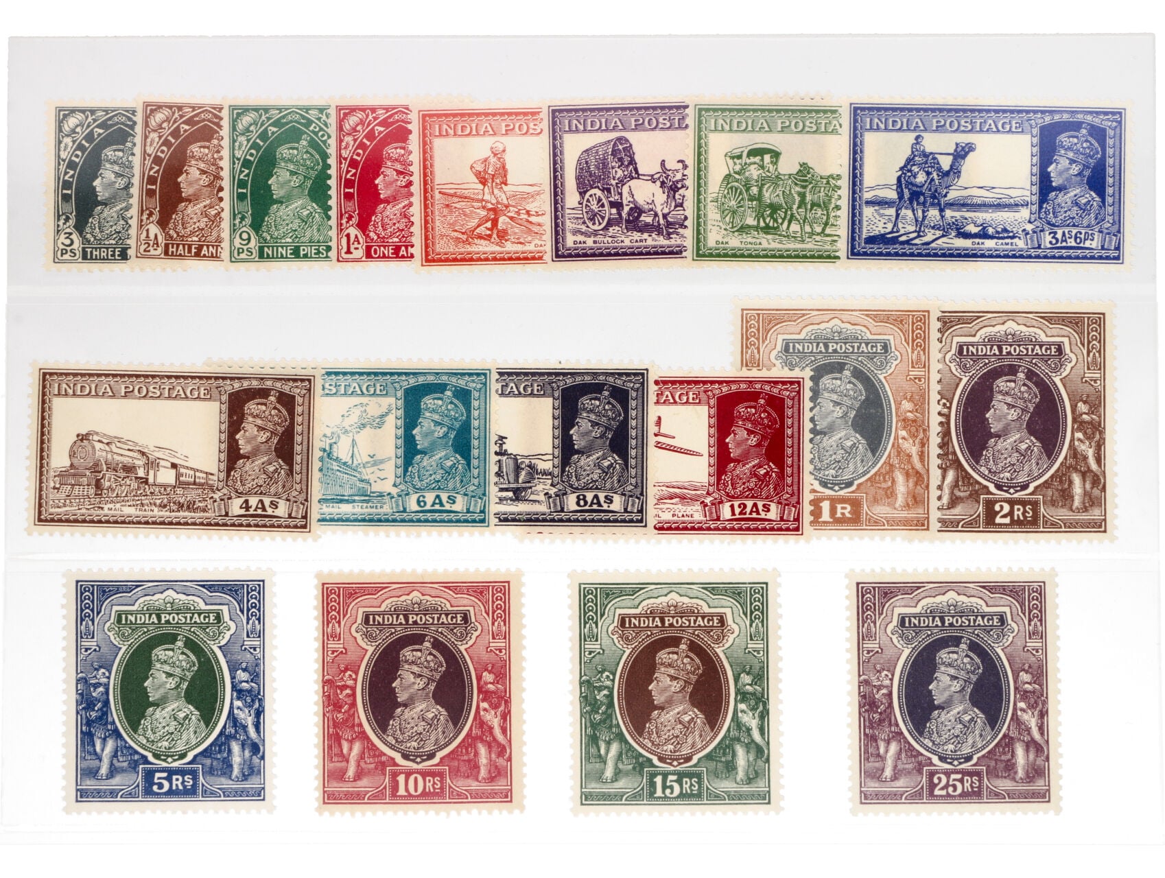 India - Zn. SG. č. 247 - 264
