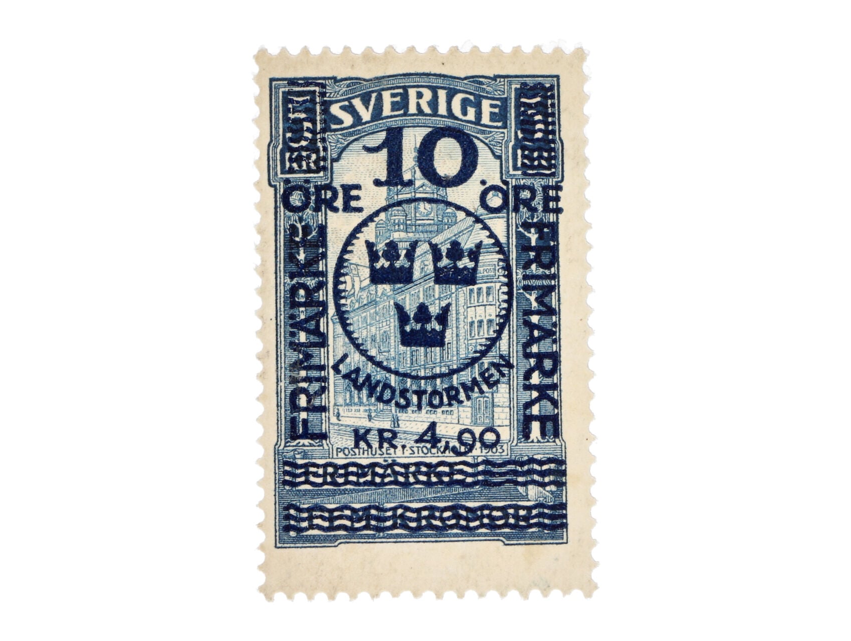 zn. Mi. č. 96, neznatelná stopa po nál., 120 EUR