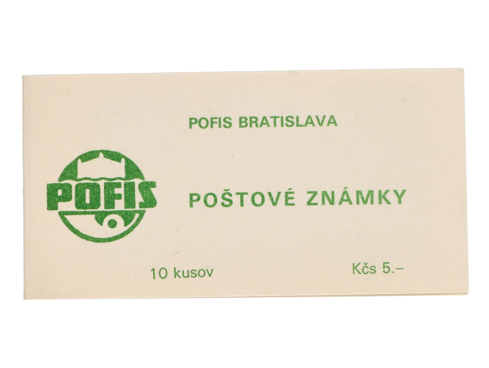 Známkový sešítek ZS-18
