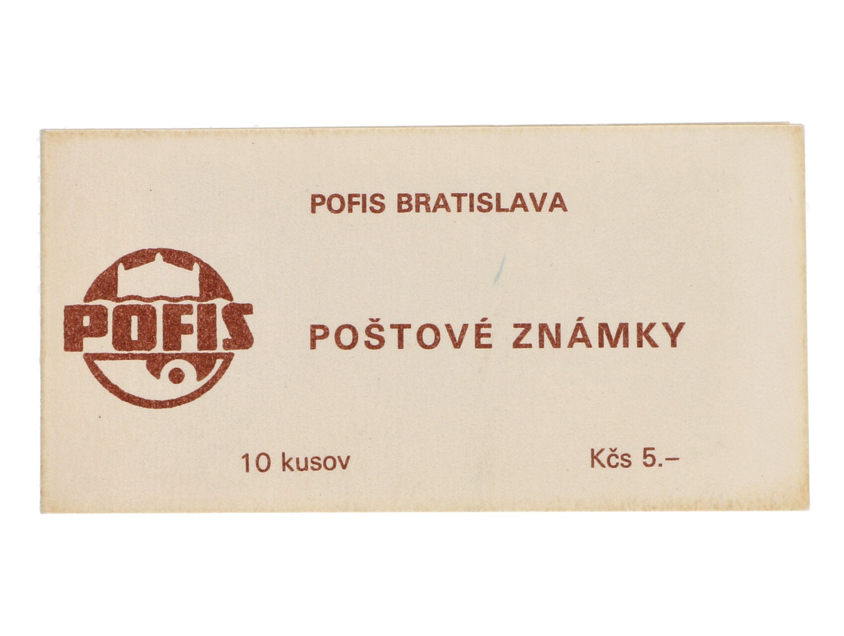 Známkový sešítek ZS-19