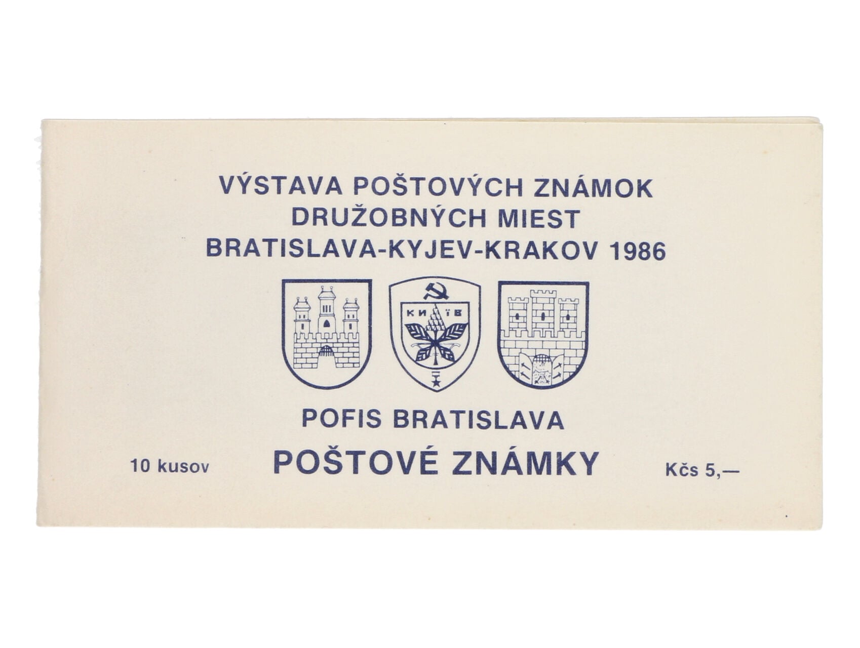 Známkový sešítek ZS-56