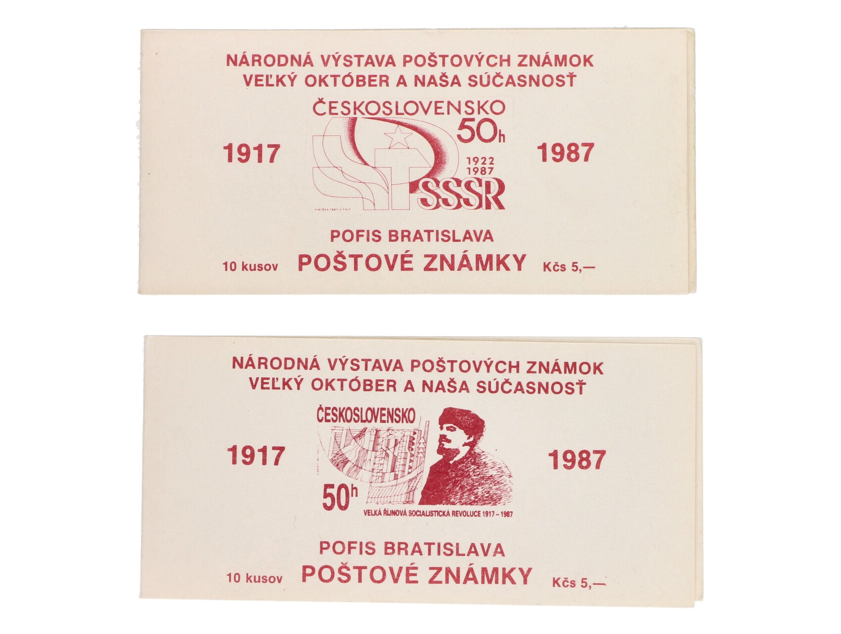 Známkové sešítky ZS-64+65