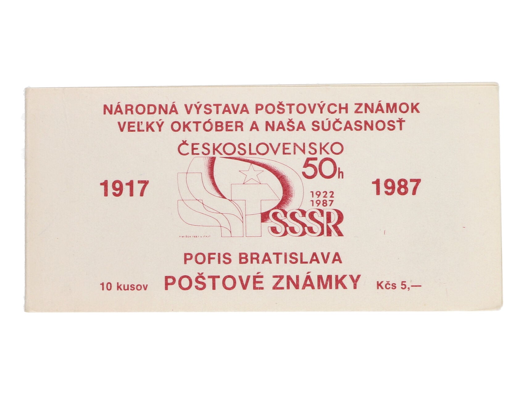 Známkový sešítek ZS-65