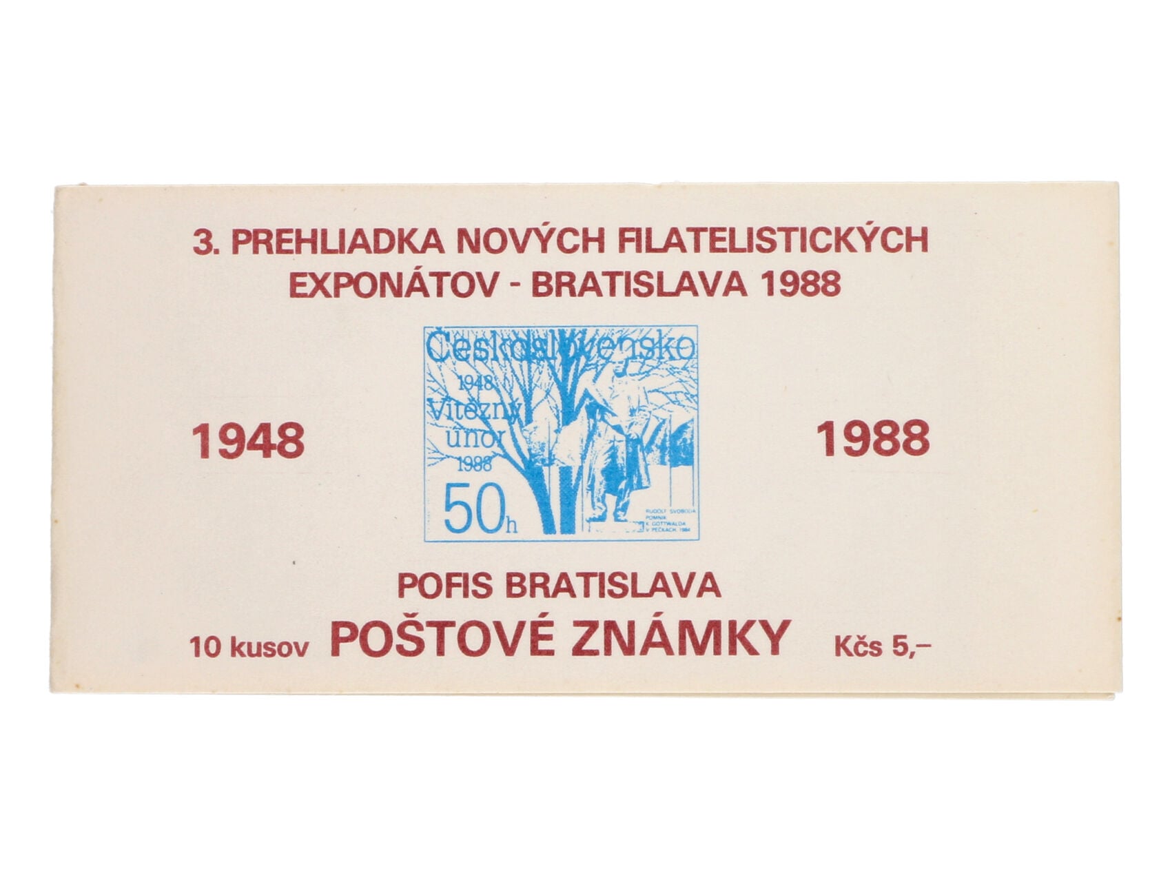 Známkový sešítek ZS-68