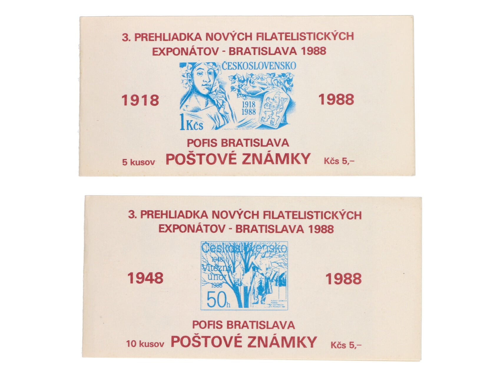 Známkové sešítky ZS-68+69