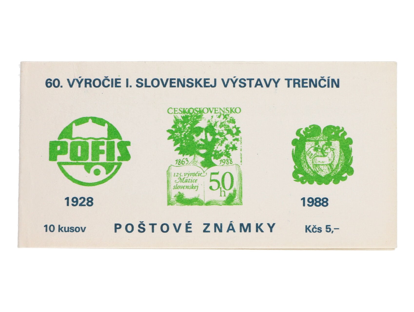 Známkový sešítek ZS-74