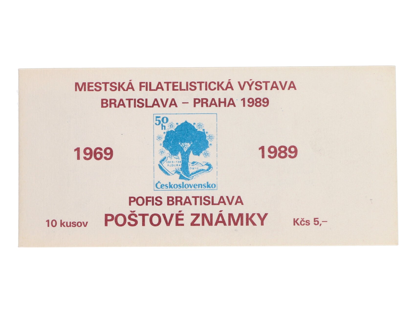 Známkový sešítek ZS-75