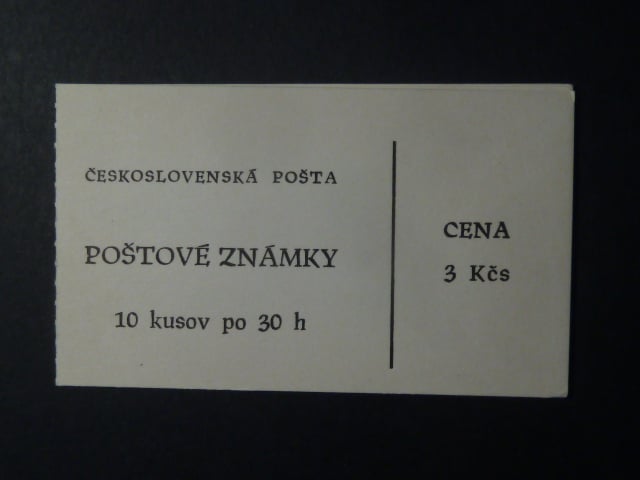 Známkový sešítek ZS-3 s 10x zn. č. 1677