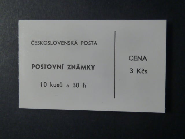 Známkový sešítek ZS-4 se zn. č. 2528, pouze 6x známka