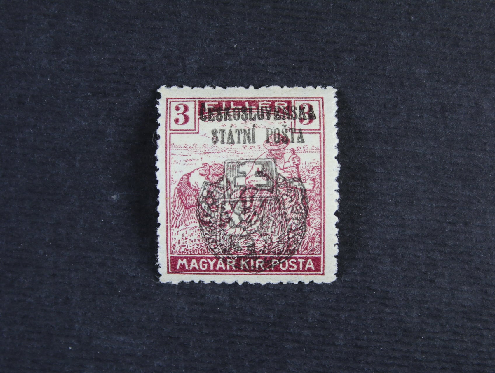Skalický přetisk - zn. RV č. 120, typ II, zk. Gilbert