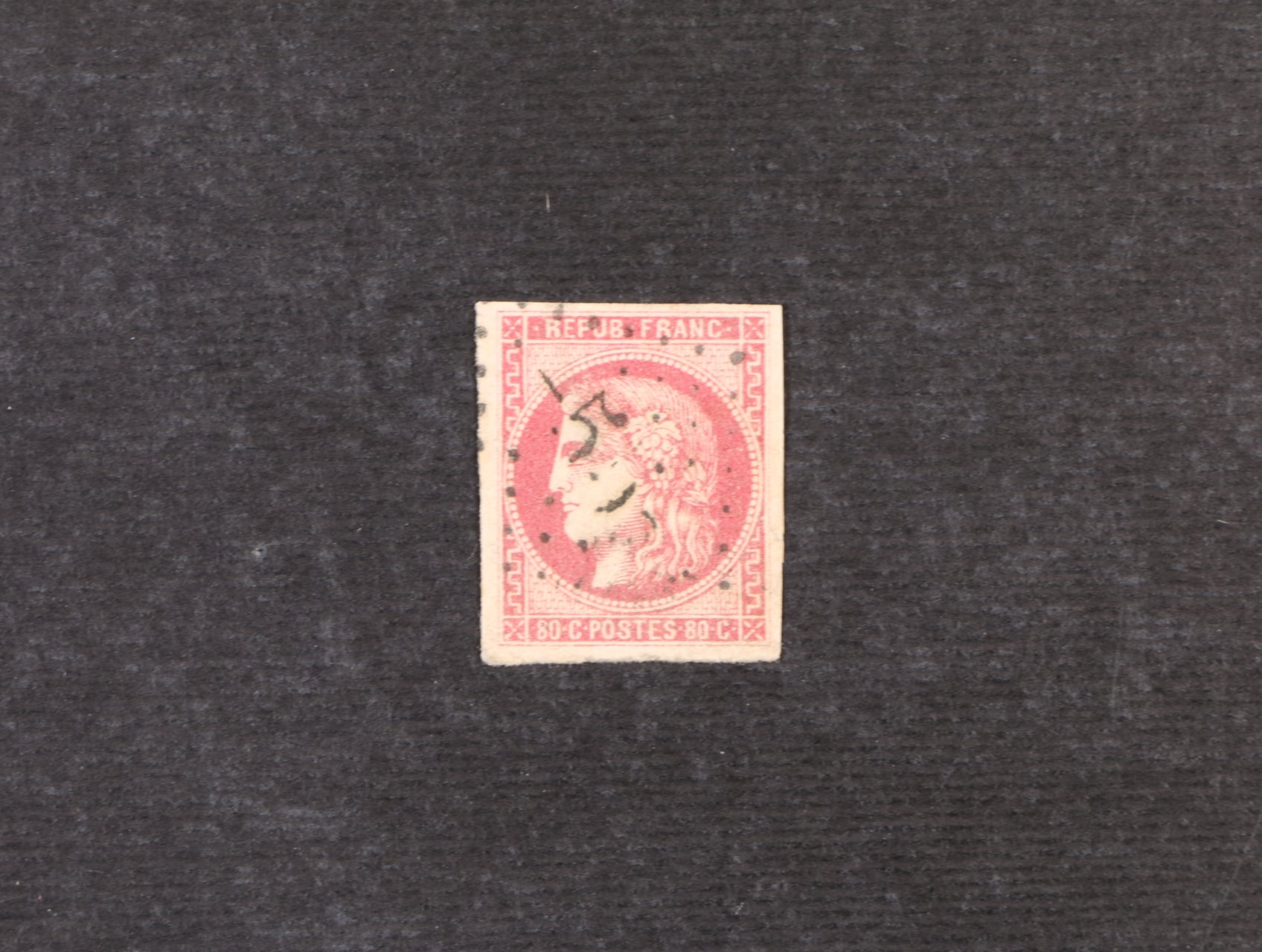 zn. Mi. č. 44, lux. střih, číselné raz., 300 EUR