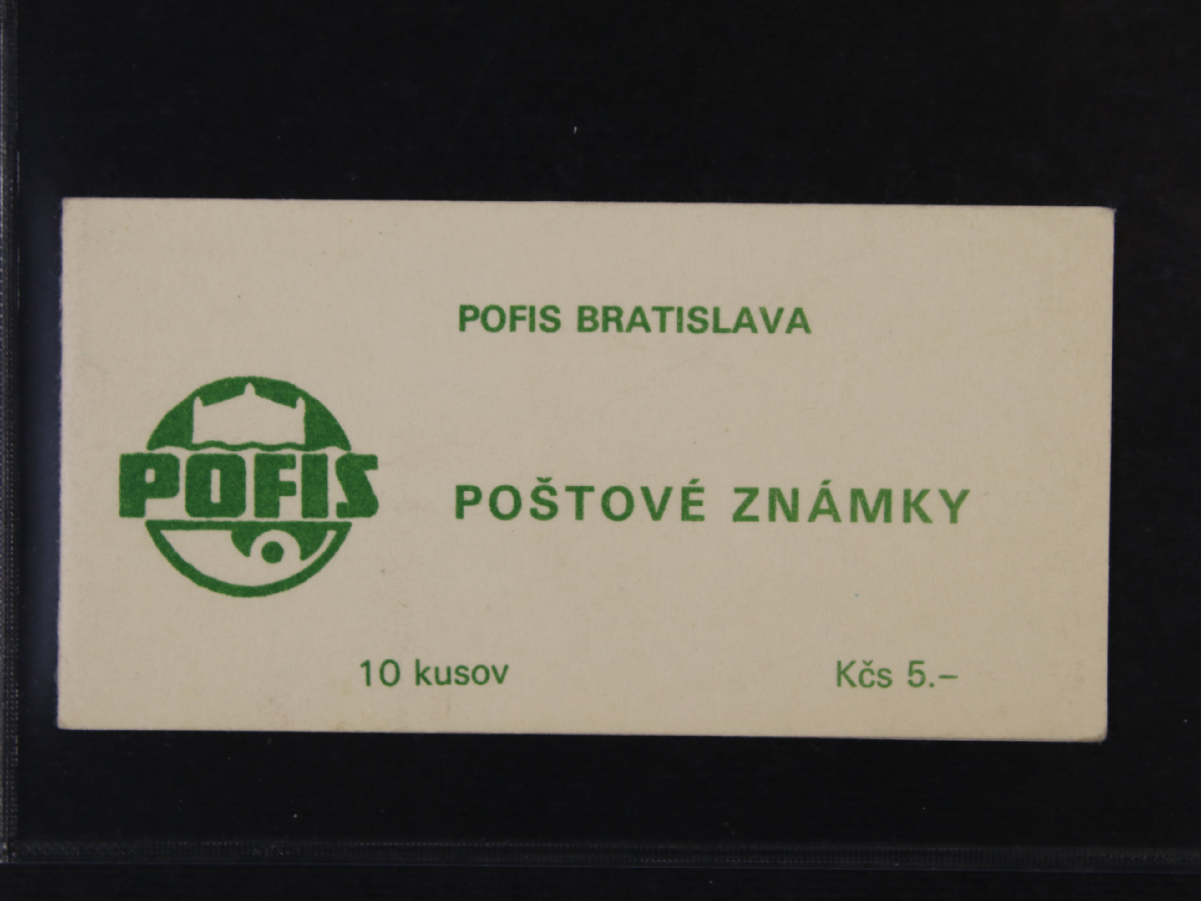 Známkový sešitek ZS18, dvl