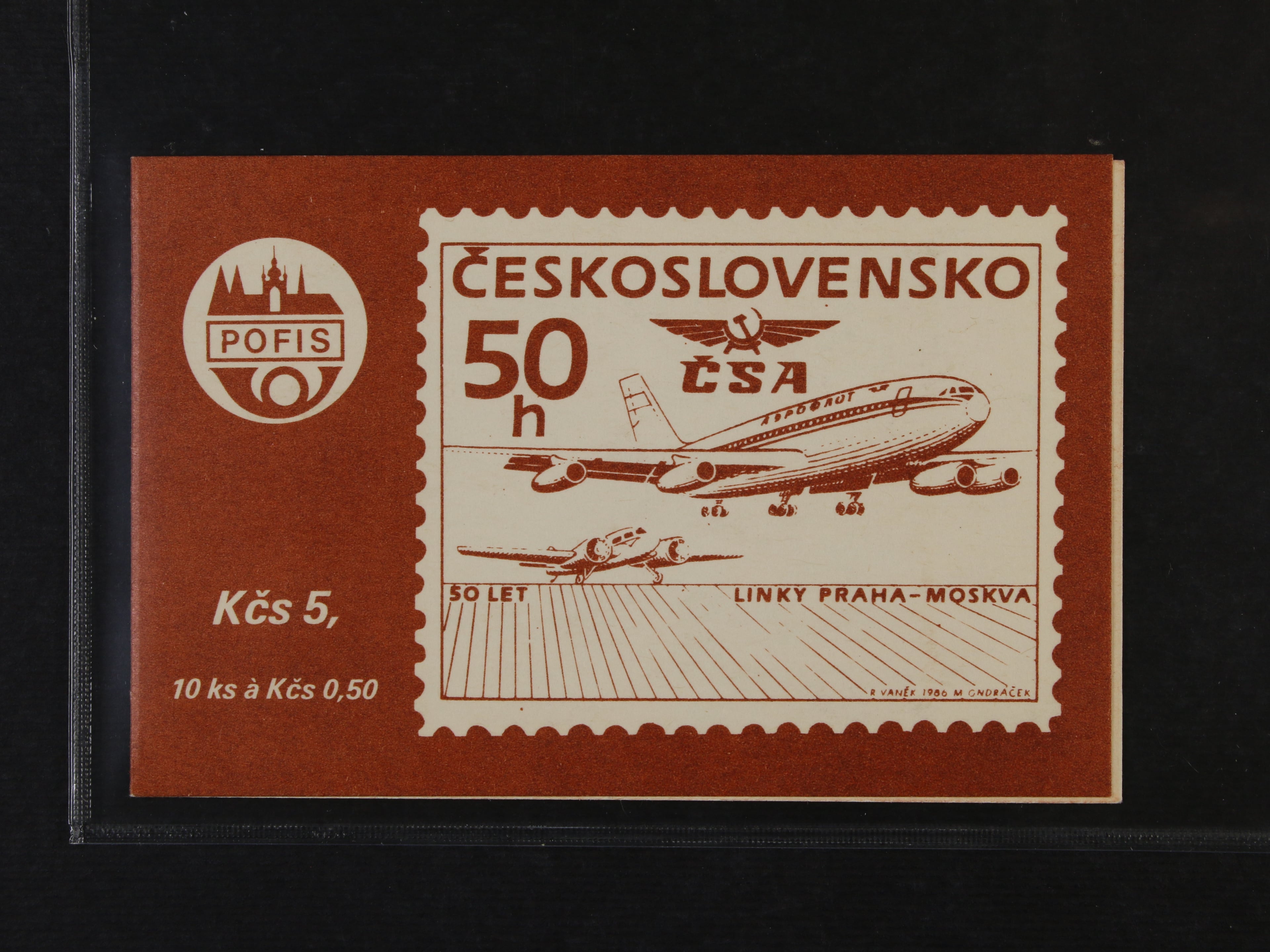 Známkový sešitek ZS53 a) hnědá