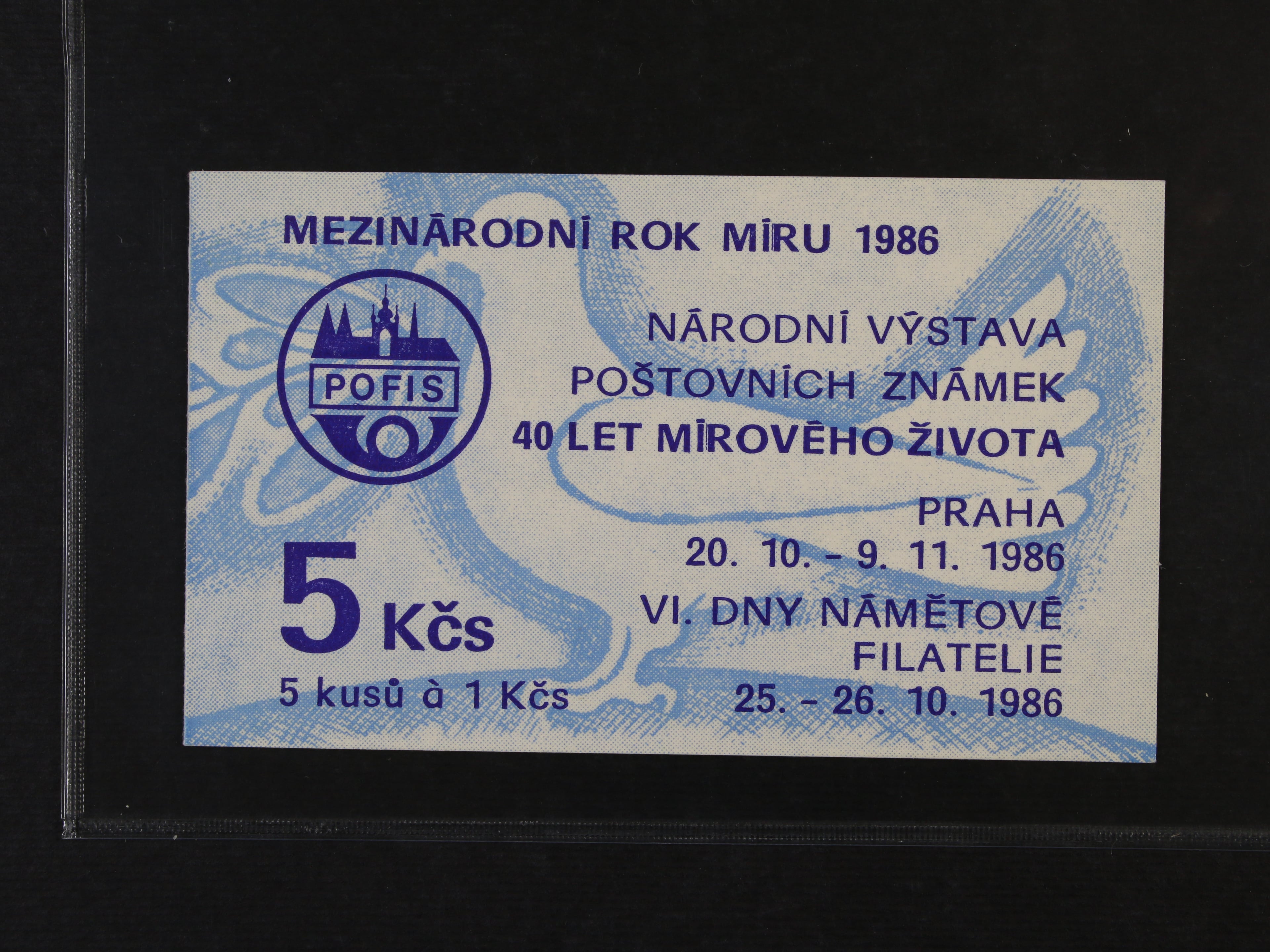 Známkový sešitek ZS55