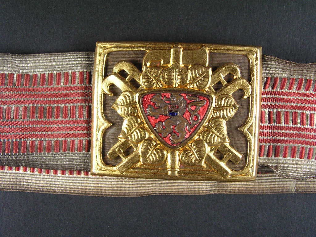 Opasek na slavnostní uniformu, dracounový