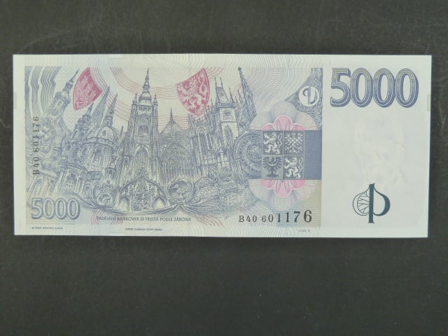 5000 Kč 1999 s. B 38