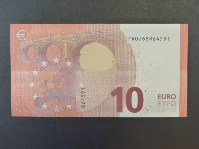 10 Euro 2014 s.FA, Malta, podpis Mario Draghi, F001