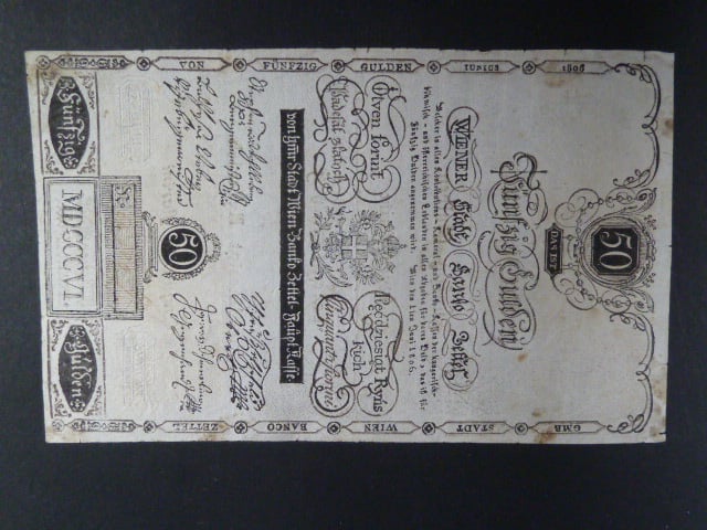 50 Gulden 1.6.1806, Ri. 42