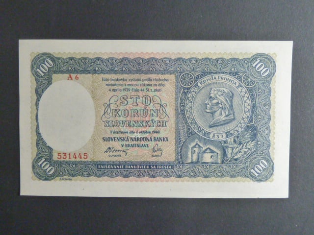 100 Ks 7.10.1940 II.vydání, série A 6