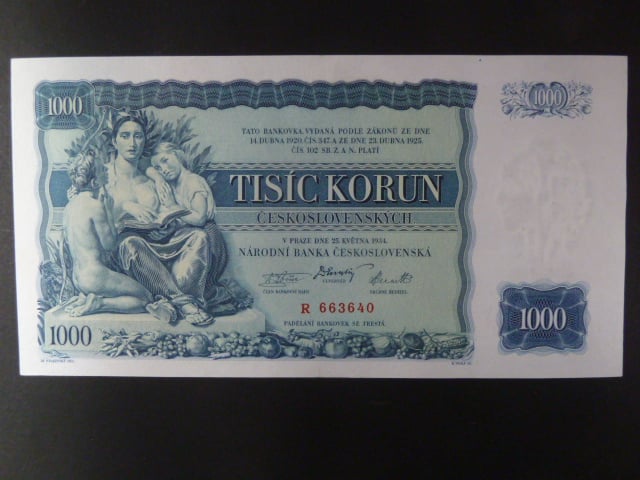 1000 Kč 25.5.1934, série R