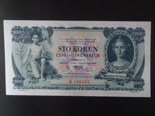 100 Kč 10.1.1931 serie B, I.vydání