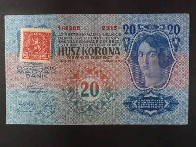 20 K 2.1.1913, Kolkovaná, I. vydání