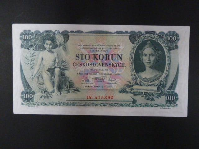 100 Kč 10.1.1931 serie Uc, III.vydání