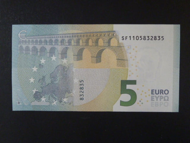 5 Euro 2013 s.SF, Itálie, podpis Mario Draghi, S002