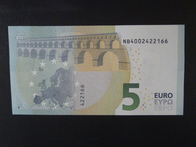 5 Euro 2013 s.NB, Rakousko, podpis Mario Draghi, N018