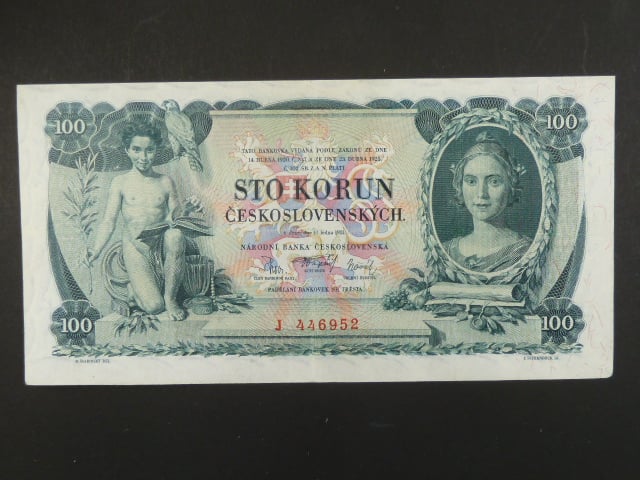 100 Kč 10.1.1931 serie J, I.vydání