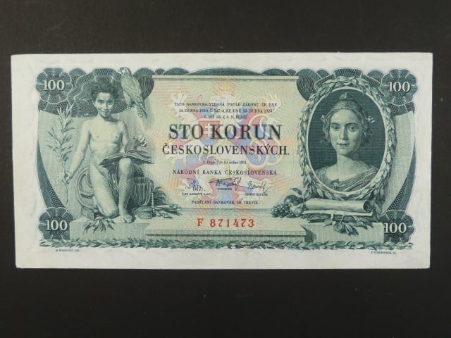 100 Kč 10.1.1931 serie F, I.vydání