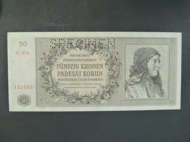 50 K 25.9.1944 série 11 A perf. SPECIMEN