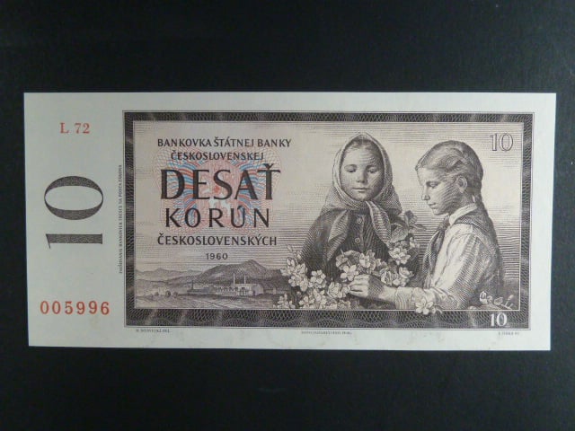 10 Kčs 1960 s. L 72