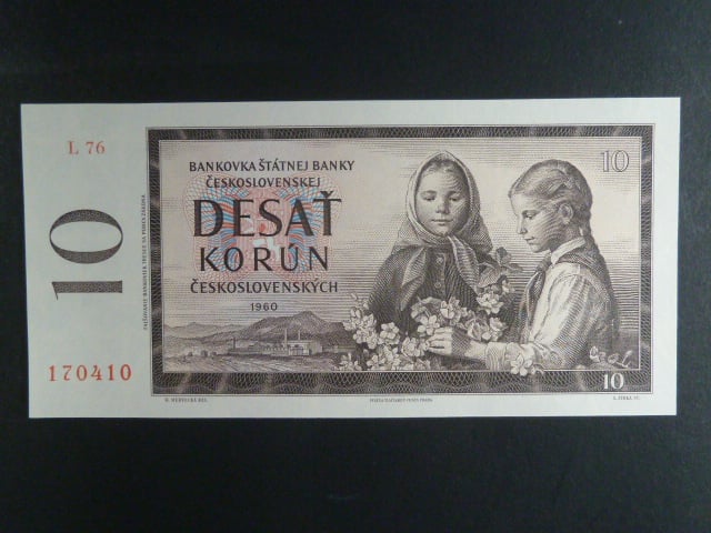 10 Kčs 1960 s. L 76