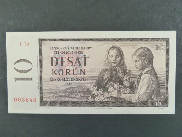 10 Kčs 1960 s. L 79