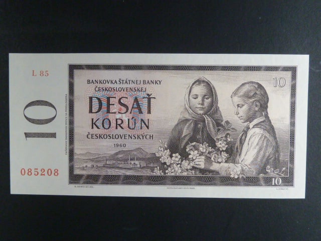 10 Kčs 1960 s. L 85