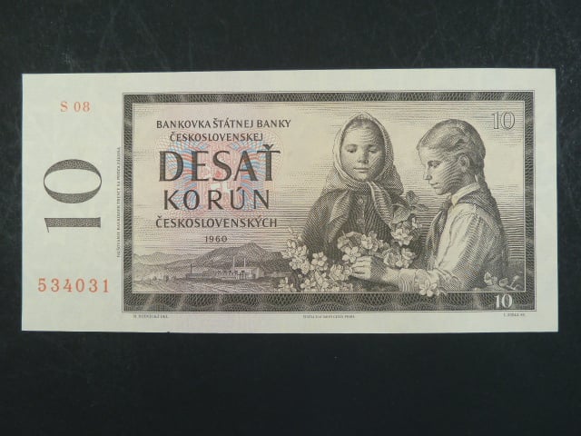 10 Kčs 1960 s. S 08