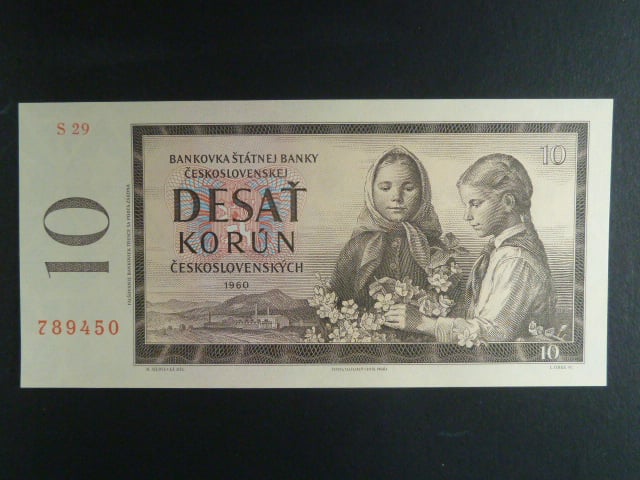 10 Kčs 1960 s. S 29