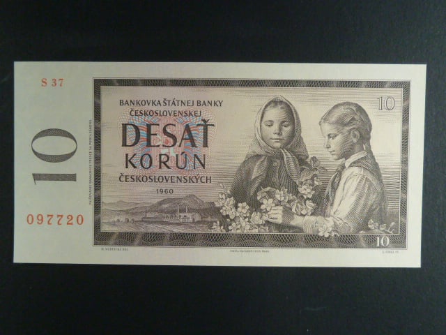 10 Kčs 1960 s. S 37