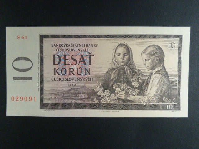 10 Kčs 1960 s. S 64