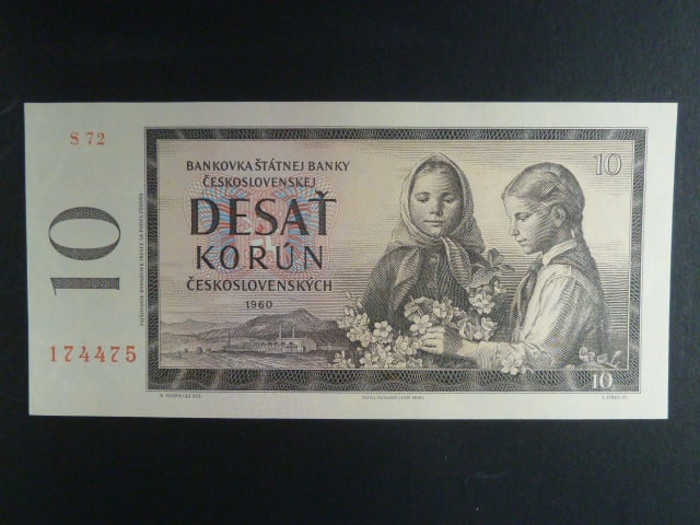 10 Kčs 1960 s. S 72