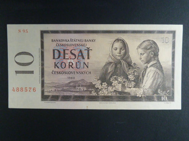 10 Kčs 1960 s. S 95